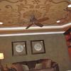 suede on walls ad painted ceiling design